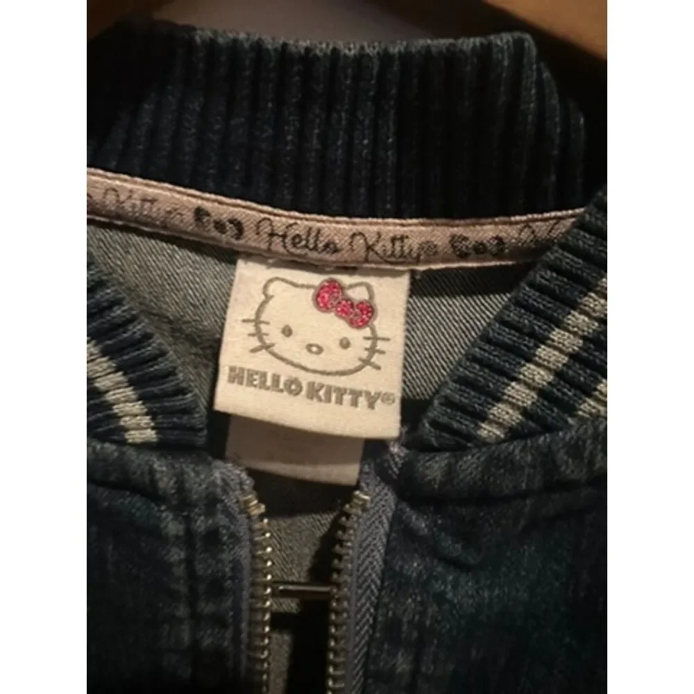 Hello Kitty Girl Jean Jacket Size 5 - Picture 6 of 11